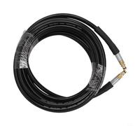 Tuyau d'extension robuste compatible avec Karcher pour série K K2 à travers pour les modèles K7 avec raccords à clic et pour construction tressée pour les tâches de nettoyage en extérieur 6 m (6 m)