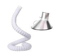 Tuyau d'extraction de fumée Flexible de 0,9 m, extracteur d'air à 360° pour Gravure Laser, Vapeur de Soudure, soudage - 160 mm de diamètre, idéal pour laboratoires et ateliers