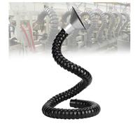 Tuyau d'extraction de fumée Flexible de 90 cm pour Le soudage et Le Bras de dépoussiérage, Conduit d'air en Plastique avec hotte, système d'aspiration des poussières et des fumées