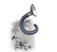 Tuyau d'extraction de fumée Rotatif à 360°, Bras d'extraction de fumée à Ventilation à Capot, collecteur de Conduit d'extraction d'air pour ateliers industriels (3,3 Pieds, 11 cm de diamètre