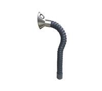 Tuyau d'extraction de fumées industrielles de grande taille, tube flexible de ventilation de soudage avec hotte en acier inoxydable for atelier/usine(160mmx100cm)