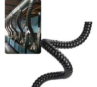 Tuyau d'extraction de poussière Extracteur de fumée flexible personnalisable avec hotte, Tuyau de joint en bambou pour chaîne de montage, Pour améliorer la qualité de l'air(2m/6.6ft,160mm/6.3inch)