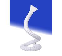 Tuyau d'extraction des fumées de soudage, flexible et articulé avec hotte, for l'aspiration des poussières industrielles, réglable à 360°.(Milk,Dia-50-100cm)