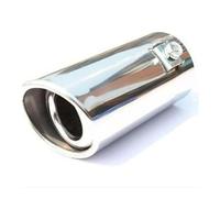Tuyau D'extrémité Embout De Tuyau D'échappement Silencieux De Voiture Garniture En Acier Inoxydable Tube Arrière Pièce Décorative Ligne D'échappement(Bevel)