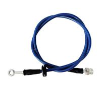 Tuyau d'huile de Frein avec raccord à Trou de 10 mm, Universel, tressé en Acier Inoxydable, pour Moto, pour Frein hydraulique et Embrayage, Longueur 30 à 500 cm, 0 degré.