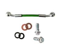 Tuyau d'huile de Frein Câble De Frein Tressé en Acier AN3 pour Moto, 30 À 500 Cm, Embrayage Hydraulique, Raccord Banjo M8 X 1,25 Mm, Accessoires pour Durite Et Tuyau D'huile(300cm)