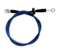 Tuyau d'huile de Frein coudé à 28°, Longueur 30-500 cm, raccord Trou de 10 mm, Universel, tressé en Acier Inoxydable, pour Moto, avec Conduite d'huile de Frein hydraulique et d'embrayage.