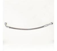 Tuyau d'huile de Frein Durite D'huile De Frein Et d'embrayage en Acier Tressé M8 0°-90° pour Motos Route, Pit Bikes Tout-Terrain. Accessoires Motocross(30cm)