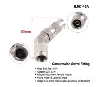 Tuyau D'huile De Frein Hydraulique Pour Moto An3,Raccord Banjo,Acier Inoxydable M10 X 1,10mm,3mm,8x24mm - Type Bj03-[45a] #B