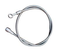 Tuyau d'huile de frein hydraulique universel tressé en acier inoxydable AN4 non revêtu de 12 à 72 pouces, droit vers banjo de 10 mm(72 INCH)