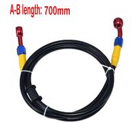Tuyau D'huile De Frein Ou D'embrayage Hydraulique Renforcé,Tuyau Coloré,Adapté Pour Rl D343 Pit Bike,M10,400mm,500mm,600mm,700mm - Type Black 700mm