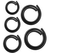Tuyau d'huile en résine Double couche de 1M, Tube de carburant, résistant à l'huile, tube de serrage à fil, tuyau d'essence, Pipeline Diesel, noyau noir 6~14mm(OD 22xID16mm)