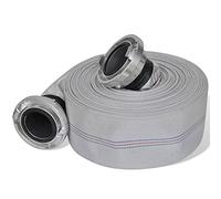 Tuyau d'incendie Plat, Tuyau de Pompier 20 m 3 pouces avec raccords B-Storz