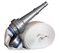 Tuyau d'incendie - Tuyau de décharge en PVC, long tuyau d'eau plat, efficacité dans diverses applications industrielles (20 mètres)