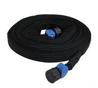 Tuyau d'infiltration en PVC pour un arrosage efficace dans les jardins, design souple et flexible pour s'adapter à tout terrain (30,5 m)