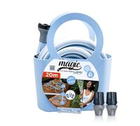 Magic Blue Hose Tuyau D'arrosage, 20 Mètres, Flexible Tuyau, Tuyau D'eau Extensible Tuyau Eau Jardin, Irrigation Hose
