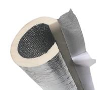 Tuyau D'isolation avec double Feuille D'aluminium, Isolant Tuyau en polyéthylène pour l'extérieur, épaisseur 15 mm/20 mm, Isolation Tuyaux ignifuge pour climatiseurs(ID52mm x T20mm)
