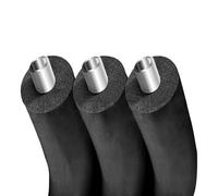 Tuyau d'isolation Ignifuge ID 6 10 13.0 16 19 20 22 25 28 32 38 43.0 48 51 60 mm Flexible Mousse Tuyaux pour chauffage sanitaire climatisation, Closed-Cell Isolant Tube(ID10mmxT13.0mm)