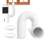 Tuyau d'isolation portable pour climatisation - Tuyau thermique - Couvercle d'isolation portable pour tuyau d'échappement - Pour 12,7 et 15 cm de diamètre - Convient pour garage, maison, cave
