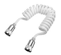 Tuyau Douche Tuyau de douche Flexible à ressort, Style ligne téléphonique ABS 1.5/2m, tuyau connexion for eau, plomberie, toilettes, Bidet pulvérisateur(1.5m)