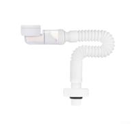 Tuyau Drainage PP Siphon Anti-Odeur G1-1/4 Tuyau Drainage PP | Design compact ajustable, idéal espaces restreints, s'adapte sous lavabos étroits, gain de place optimal