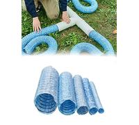 Tuyau Drainant Flexible Perméable, 50-20mètres, Drain Français Ondulé Perforé pour Infiltration d’Eau, Tube de Drainage Souple pour Jardin, Pelouse et Espaces Verts(Dia 200mm,7meters)
