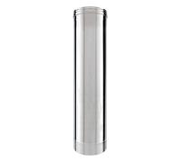 Tuyau droit inox simple peau 1m Ø 125 mm - 99.999.333
