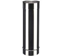 Tuyau droit inox SOI pour tous types de chaudières - Elément 45 cm - diamètre 150 POUJOUL Gris
