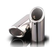 Tuyau Echappement 2 Embouts De Pot D'échappement En Acier Inoxydable Atreus Pour Volvo Pour S60 V40 V60 XC60 2011-2013 Tuyau De Queue D'ExtréMité(Argent)