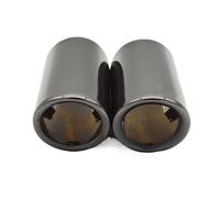 Tuyau Echappement 2 Embouts D'échappement Pour VW Pour Polo Pour Golf 7/6 Pour Mk7 Pour Bora Pour Jetta Pour Mk6 Tuyau De Queue D'ExtréMité(Noir)