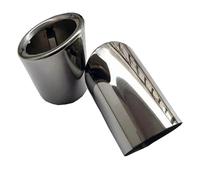 Tuyau Echappement Embouts De Silencieux D'échappement En Acier Inoxydable Pour Mazda Pour CX-5 2012-2019 Tuyau De Queue D'ExtréMité(Argent)