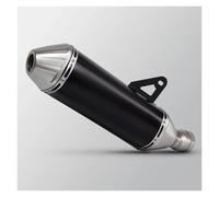 Tuyau Échappement Moto Échappement De Moto Slip on Line Silencieux avec DB Killer 60mm pour KOVE 800X 800 X pour Aventure pour Rallye Pro(B Noir)