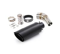 Tuyau Échappement Moto Moto Échappement Silencieux Système Tuyau Connexion Intermédiaire DB Killer Slip on pour Y&amaha YZF-R3 R3 R25 MT-03(C)