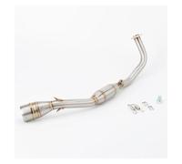 Tuyau Échappement Moto pour Y&amaha Nmax 125 155 NMAX155 2021-2022 Slip on Moto Systèmes Échappement Tuyau Liaison Avant
