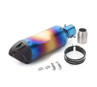 Tuyau Échappement Moto pour Z800 Z900 Z1000 Z 800 900 1000 Silencieux Tuyau Échappement Moto avec DB Killer 51mm(Chroma)