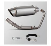 tuyau échappement moto Système D'échappement Complet Moto Pour Zontes ZT125 U1 G1 Z1 Z2 2021-2025 Modification Du Collecteur Projet S1 Silencieux Ligne Course(D)