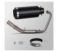 tuyau échappement moto Système D'échappement Complet Moto Pour Zontes ZT125 U1 G1 Z1 Z2 2021-2025 Modification Du Collecteur Projet S1 Silencieux Ligne Course(A)