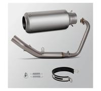 tuyau échappement moto Système D'échappement Complet Moto Pour Zontes ZT125 U1 G1 Z1 Z2 2021-2025 Modification Du Collecteur Projet S1 Silencieux Ligne Course(C)