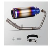 tuyau échappement moto Système D'échappement Complet Moto Pour Zontes ZT125 U1 G1 Z1 Z2 2021-2025 Modification Du Collecteur Projet S1 Silencieux Ligne Course(E)
