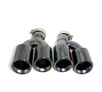 Tuyau Echappement Pour BMW 525i 528i 530i G30 G31 2018 5 Série 2 Pcs Ensemble Double Embout D'échappement Silencieux Embout H Forme Tuyau D'échappement Tuyau D'échappement(M Type 1)