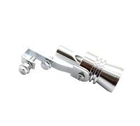 Tuyau Echappement Pour BMW E36 E46 E90 E91 E92 E93 E81 E82 E87 E88 E34 E39 E60 E61 E84 E83 Z4 Voiture Son D'échappement Silencieux Tuyau Queue Astuce Turbo Sifflet(Argent,L)