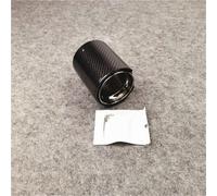 Tuyau Échappement Voiture 1 Embout Silencieux En Carbone Pour BMW F90 pour M5, Longueur 120 Mm, Entrée 77 Mm Sortie 92 Mm, Voiture, Embouts De Silencieux, Tuyau D'échappement(Glossy-Silver)