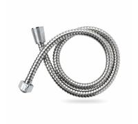 Tuyau en acier inoxydable haute résistance à la pression - Raccord standard universel - Étanche - Pour pommeau de douche conventionnel - Accessoires de salle de bain (1,2 m)