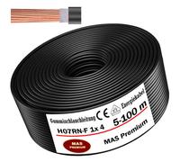 Tuyau en caoutchouc 5-100 m H07RN-F 1x4 câble de chantier flexible pour...