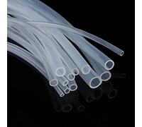 Tuyau en caoutchouc de silicone transparent qualité alimentaire 1 m, diamètre extérieur 4 à 16 mm. Tube flexible(2x4 Mm)