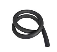 tuyau en caoutchouc d'éponge de titane, Black Waterproof Foam Rubber Pipe Insulation Multiple Sizes 1.8m 2m For Air Conditioning