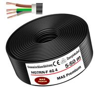 Tuyau en caoutchouc H07RN-F 4G4 5-50 m câble de chantier flexible pour appareils
