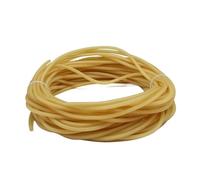 Tuyau en caoutchouc latex de 2 mètres, multicolore, plusieurs tailles, antigel for transfert de liquides et de gaz(Yellow,ID 4mm x 6mm OD)