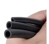 Tuyau en caoutchouc, tube plastique, 1 pièce de 2 × 4 mm -25 31, creux fluoré noir, carburant diamètre intérieur, tuyau conduite d'huile(19x25mm)