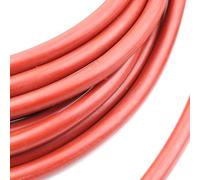 Tuyau en caoutchouc, tube plastique, silicone rouge de 1 m, pièce, for connexions vanne vidange, tuyau flexible 3 à 50 mm, ligne pompe air thermique épaissie(14 x 18mm)